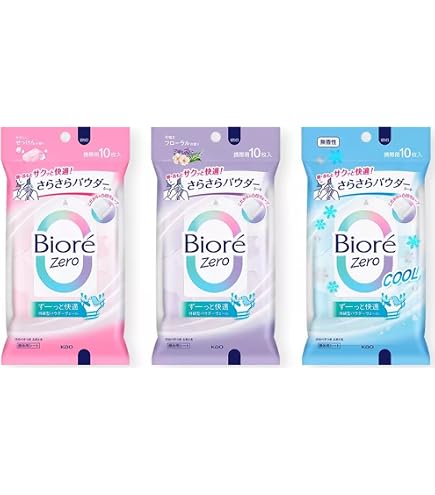 Amazon | 【5個セット】ビオレ さらさらパウダーシート さわやか